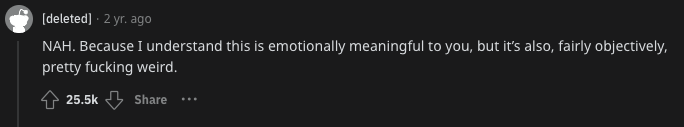 No Context r/AITA Pt. 1